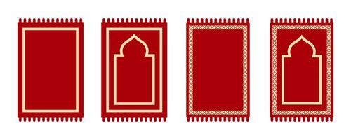 Prayer Rug icon set,for mobile concept and web design on white background vector