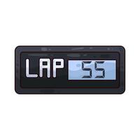 Lap Counter illustrations vector