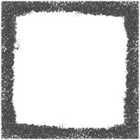 square frame with black paint on a white background vector