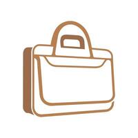 Illustration of briefcase design. vector