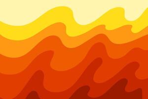 Heat Background. Abstarct heat waves warning backdrop. Burning summer high temperatures, climate change simple concept vector