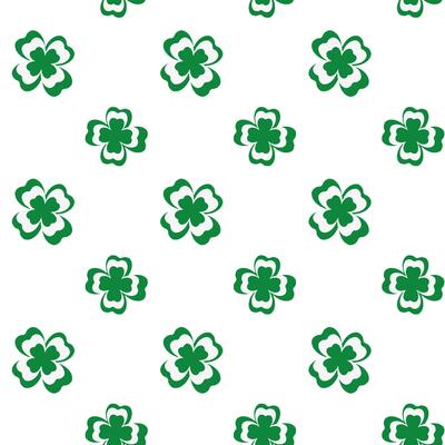 st patricks day shamrock pattern