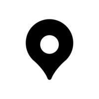 Map pointer icon. Location symbol. vector