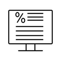 Percentage sign icon. Percentage symbol. Premium quality isolated percentage element in trendy style. vector