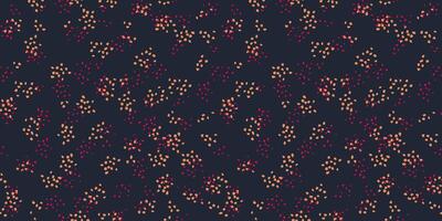 Seamless polka dots pattern. Colorful background. Hand drawn sketch. Plain minimalist ornament with abstract shape random dots, spots, drops snowflakes vector