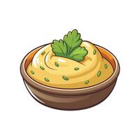 Nutritious Parsnip Mash for Healthy Meals vector