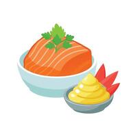 Nutritious Salmon Potato Mash for Meals vector
