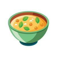 Nutritious Tofu Puree for Healthy Eating vector