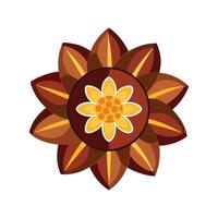 Stunning Chocolate Flower Adding Color to Landscape vector