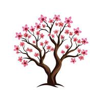 Charming Double Branch Thicket for Natural Spaces vector