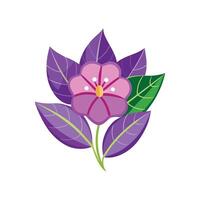 Unique Heliotrope Plant Artwork vector
