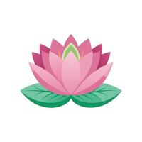 Lovely Nymphaea Lotus Artwork vector