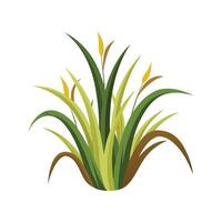 Unique Monkey Grass Artwork vector