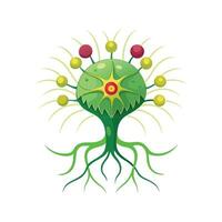 Neurophyte Plant Artistic Design vector