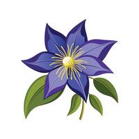Stylish Platycodon Flower Design vector