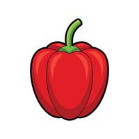 Charming Capsicum Leaf Artwork vector
