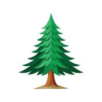 Stunning Picea Tree for Creative Designs vector