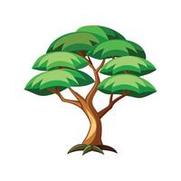 Elegant Umbrella Tree for Unique Designs vector