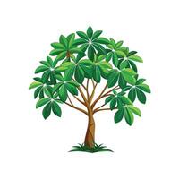 Stylish Umbrella Tree Design vector