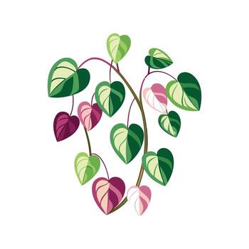 Stylish String of Hearts for Creative Projects vector