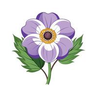 Stylish Windflower for Home Aesthetics vector