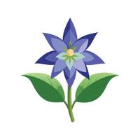 Charming Borage Flower Design vector