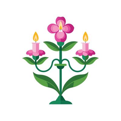 Charming Candelabra Primrose Design