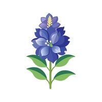 Stunning Delphinium Flower Artwork vector