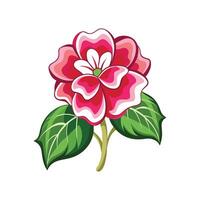 Stunning Gloxinia Plant Design with Unique Features vector
