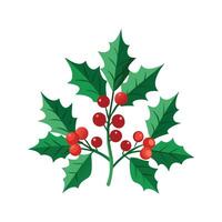 Charming Holly Flower with Colorful Blooms vector