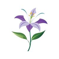 Stylish Lily of the Nile Design vector