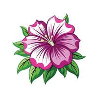 Beautiful Petunia for Unique Floral Artwork vector
