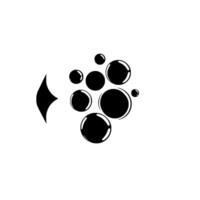 Abstract composition with glossy black orbs, a pointed dark grey shape, and a clean white backdrop stark contrast, modern . vector