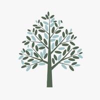 Modern Tree icon Artwork with a Subtle Aesthetic vector