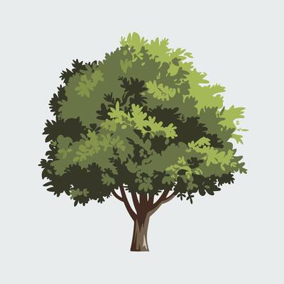 Stylized Tree in a Clean and Modern Design