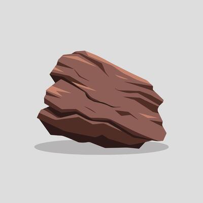 Clean and Simple Boulder Design in Flat Style