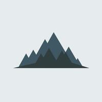 A mountain icon on a white background vector
