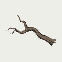 A tree branch with no leaves on it vector