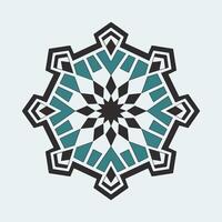 An abstract design with a star in the center vector