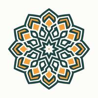 An abstract design with a circular shape vector