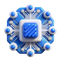 impressive rustic Abstract Circuit Pattern Blue and White Isolated Element authentic png