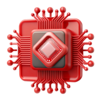 extraordinary artistic Abstract Circuitry Background Red Color Cutout professional png