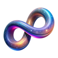 elegant abstract Abstract Colorful Galaxy Background Representing Infinity Transparent premium png