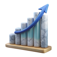 impressive vintage Abstract Growth Chart Exponential Curve Transparent Background exclusive png