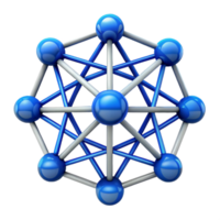 wonderful rustic Abstract Network Connections Web Pattern Blue Hues Cutout authentic png