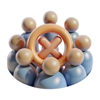 extraordinary modern Abstract Social Anxiety Disorder Symbol Crowded Room Transparent Background high resolution png