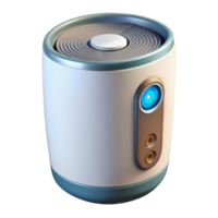 elegant modern Air Purifier with Remote Control Isolated on Transparent Background professional png