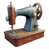 beautiful abstract Antique Sewing Machine Front View Transparent Background original png