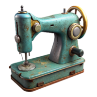 extraordinary rustic Antique Sewing Machine Front View Transparent Background exclusive png