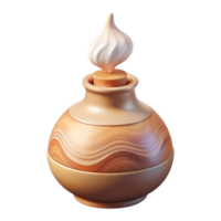 impressive modern Aromatic Diffuser Isolated with Soothing Mist professional png